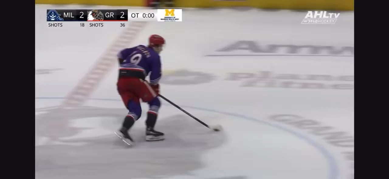 [Griffins Nest] Nate Danielson with the shootout winner for the Griffins