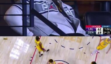 Nikola’s big brother, Strahinja, in attendance for Nuggets - Lakers last night