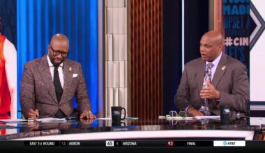 Ernie Johnson asked Charles Barkley what his biggest takeaway from the first half of Xavier-Illinois was. 

Chuck was not expecting that question as he wasn't watching the game😭