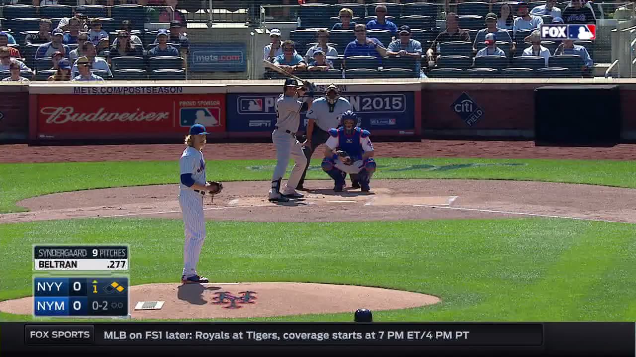 Beltran 3-run bomb off Syndergaard (2015)