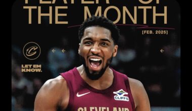 Spida is Eastern Conference Player of the Month