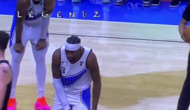 Caris LeVert trash talking Kuminga last night... LeVert: “You ass and you know it too”, JK: “Guard me 1 on 1”. Draymond Green intervenes: "You've been traded 7 times!"