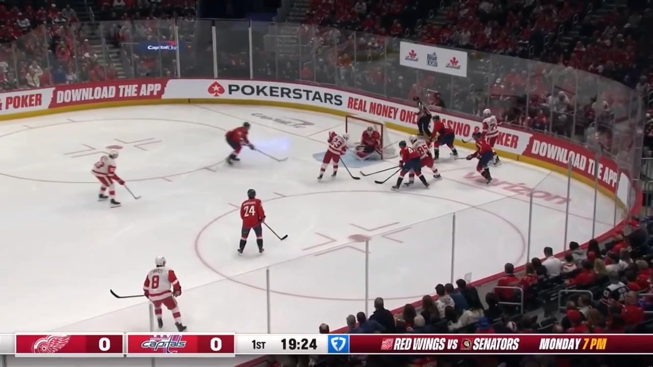 Larkin snipes from below the goal line 03/07/2025