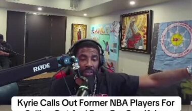 Kyrie Irving rants about old players in the media: "They have lost their way. There are some former players that just chat shit, don't talk about anything and just hate on younger players. You see somebody you admire go on TV and say 'get over it because you make more money' I'm so sick of that"
