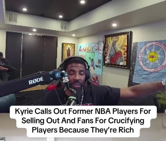 Kyrie Irving rants about old players in the media: "They have lost their way. There are some former players that just chat shit, don't talk about anything and just hate on younger players. You see somebody you admire go on TV and say 'get over it because you make more money' I'm so sick of that"
