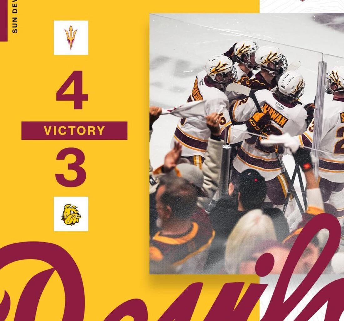 Up 1-0 in a best of 3 series with Minnesota Duluth