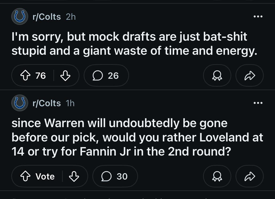 This sub in a nutshell right now