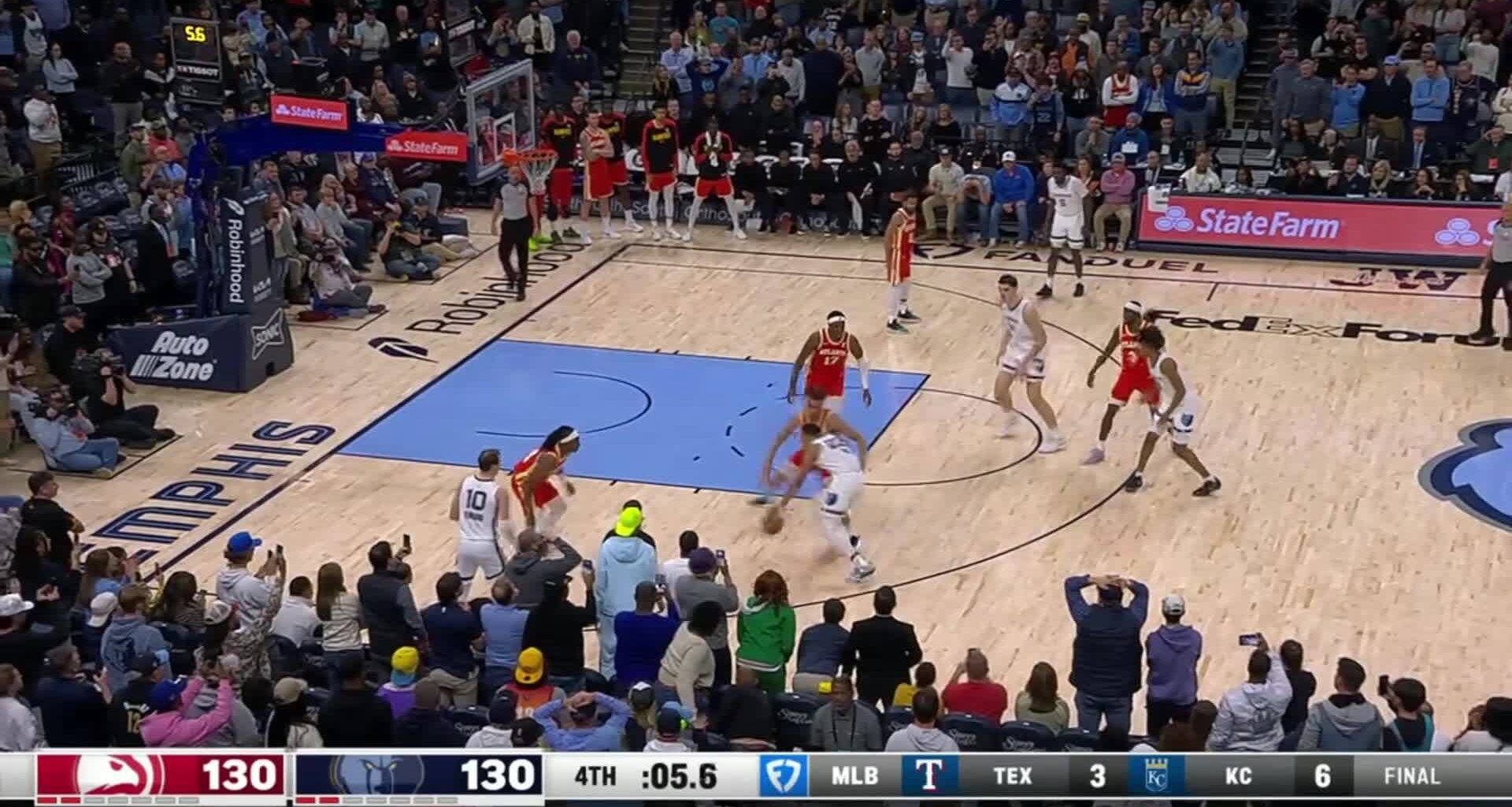 [Highlight] Hawks win on turnover finished by LeVert