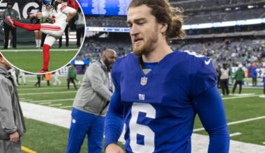 Giants re-sign punter Jamie Gillan to three-year, $10 million contract
