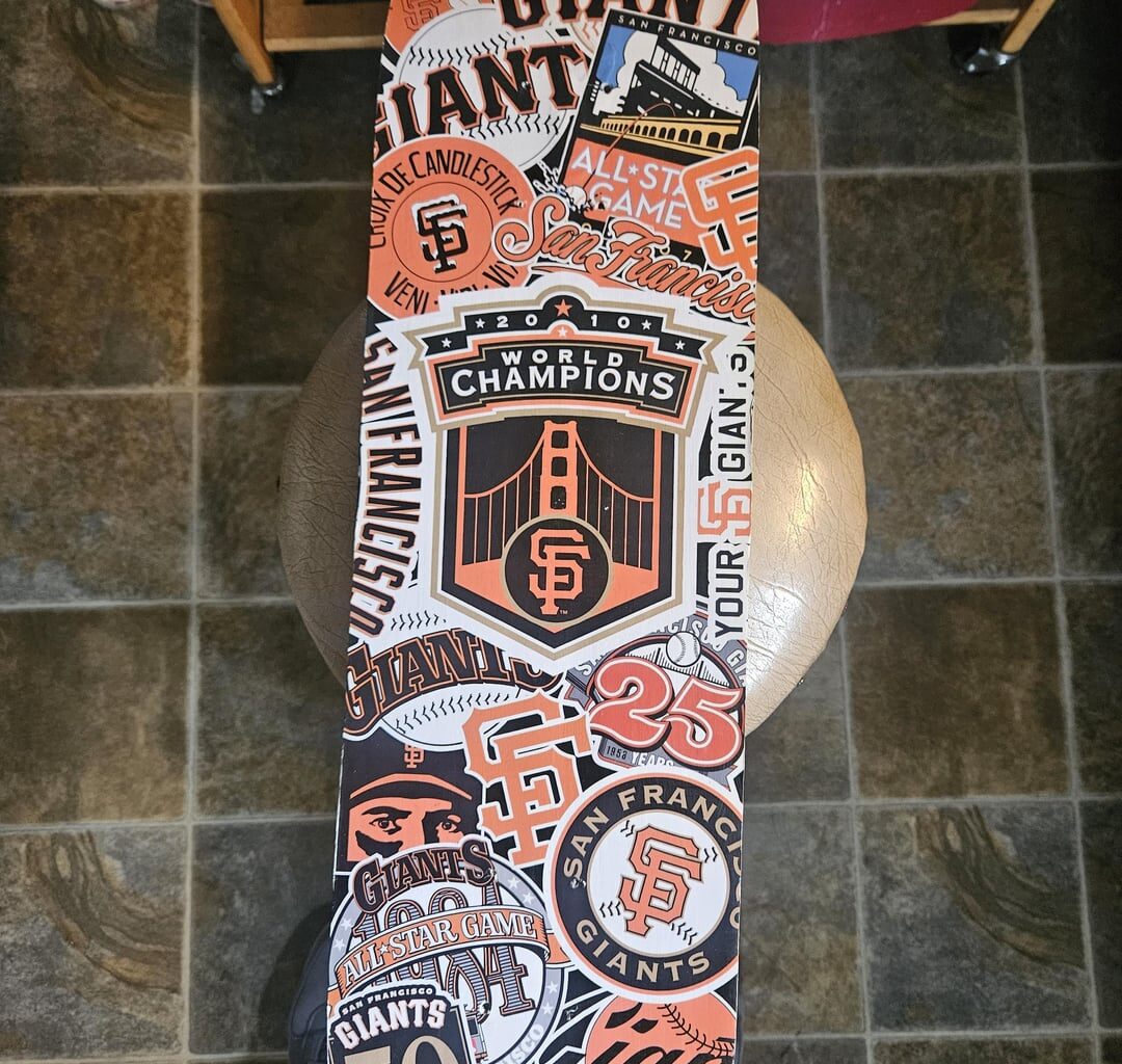 Check out this skateboard my buddy Trevor got me!!!