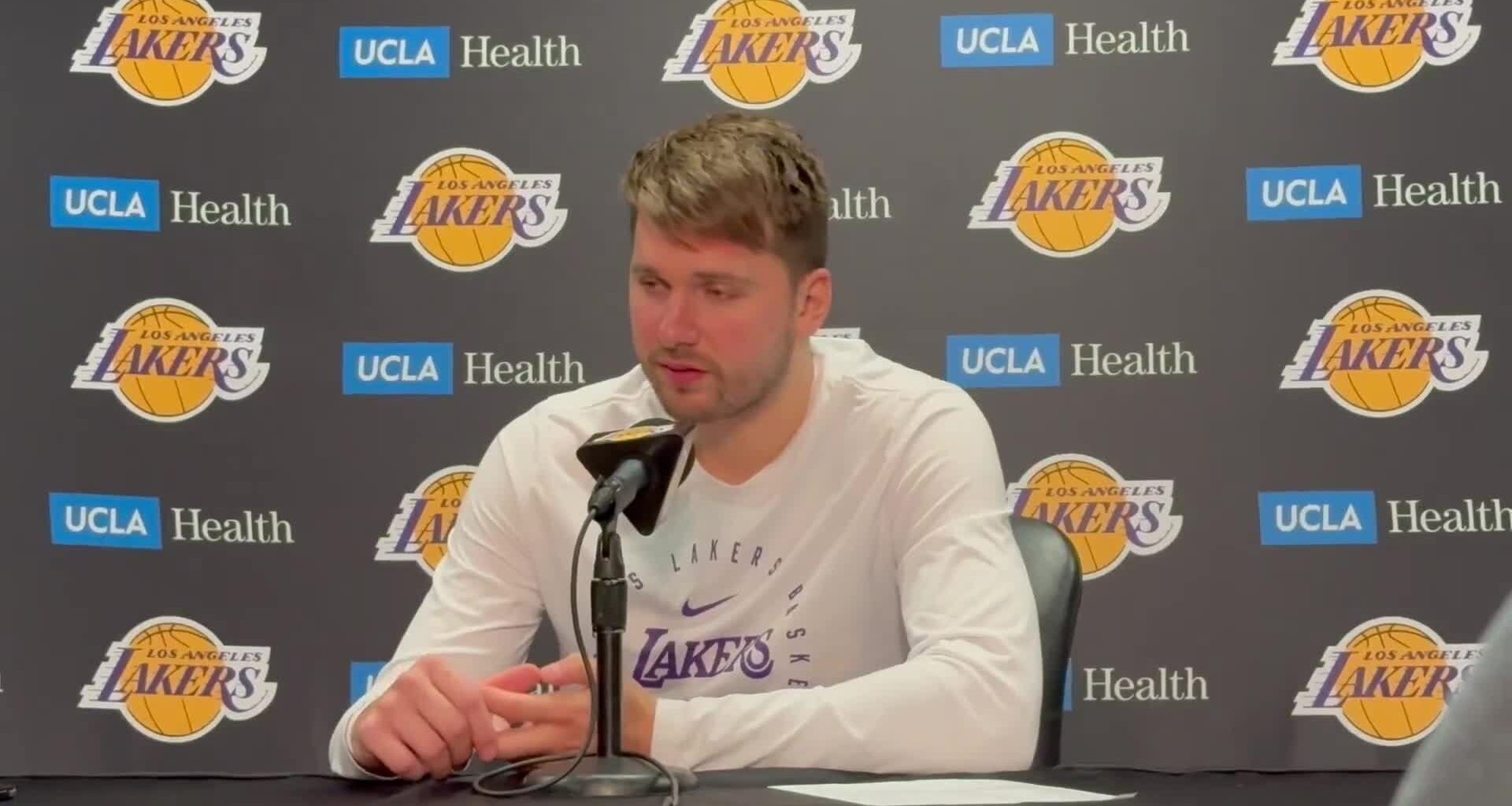 [LoJoMedia] Luka Doncic on Austin Reaves: “This guy just scored 30 in his fourth game in five days. He's an amazing player. For him to go undrafted is unbelievable.”