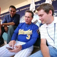 Brewers reliever Nick Mears is back in camp nine pounds lighter after battling a stomach bug. Said he'd never been sicker, spent multiple nights sleeping on the bathroom floor. He'll get 4-5 days to build strength before getting back on the mound. [via Adam McCalvy]