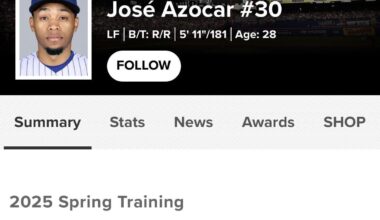 Azocar is a Met???