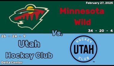 Minnesota Wild vs Utah Hockey Club | February 27, 2025 | All Goals