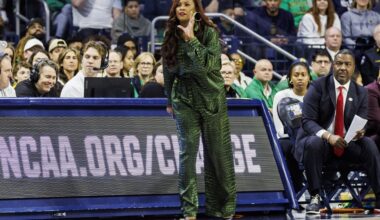 A handful of college coaches in March Madness standout for their fashion choices amid a sea of casual attire