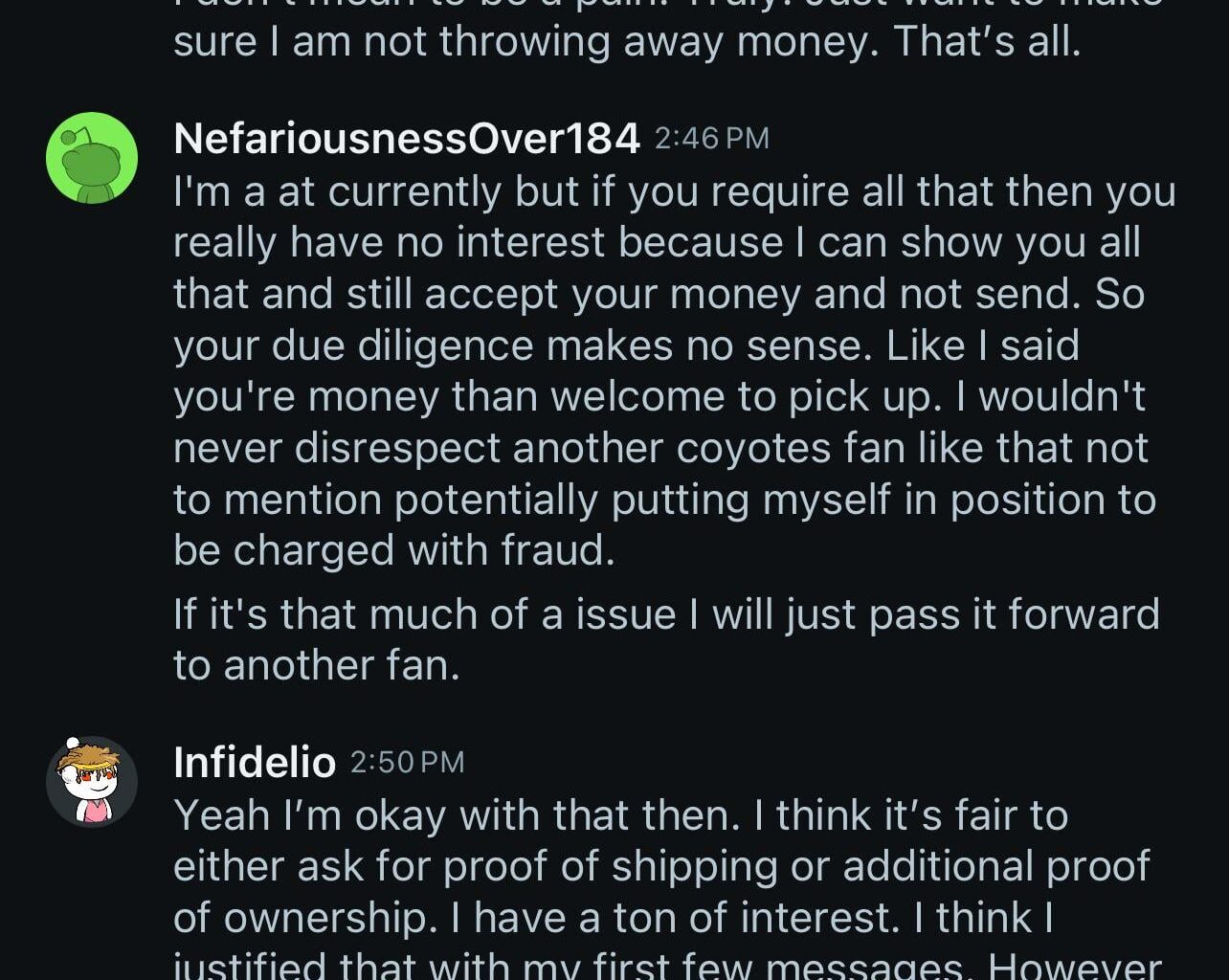 Just a heads up for the community