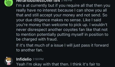 Just a heads up for the community