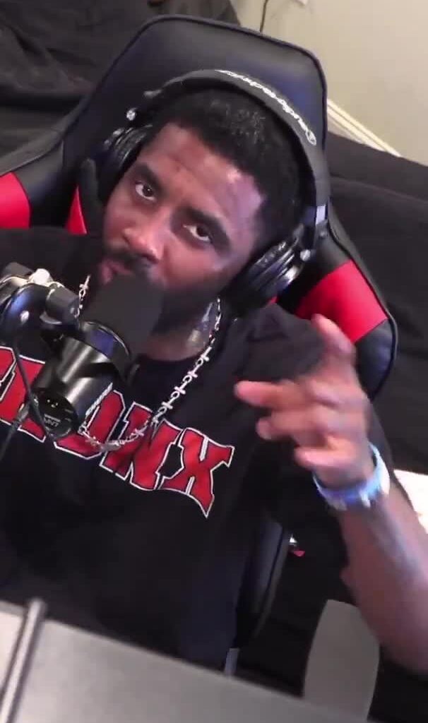 Kyrie Irving with an inspirational message: ''Don't let your gooner thoughts win, don't let your addictions win.''