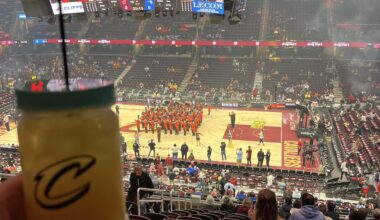 First Cavs game…Let ‘em Know….we want 17 in a row