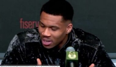 Giannis on LeBron saying he'd score 250 points in a 1970s game:

"It's a wrong take… It would probably be more like 275.''