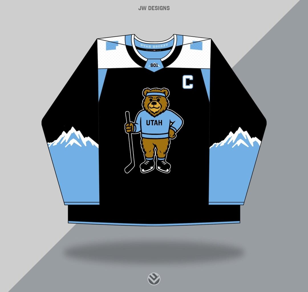 Hockey bear concept jersey