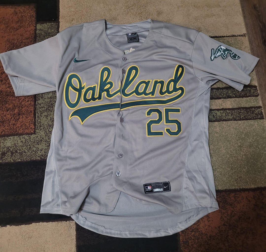 Not an Oakland fan, but I got this cool Brent Rooker jersey for my birthday yesterday. I specifically asked for one with Oakland across the front. Love you guys
