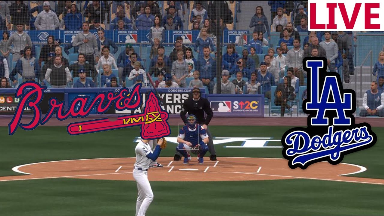 🔴LIVE 🔴Atlanta Braves VS Los Angeles Dodgers /Mlb Openning week 2025 / Mlb the show 25