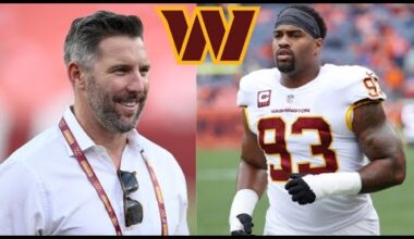 Jonathan Allen Just Said THIS About The Washington Commanders: Adam Peters Philosophy