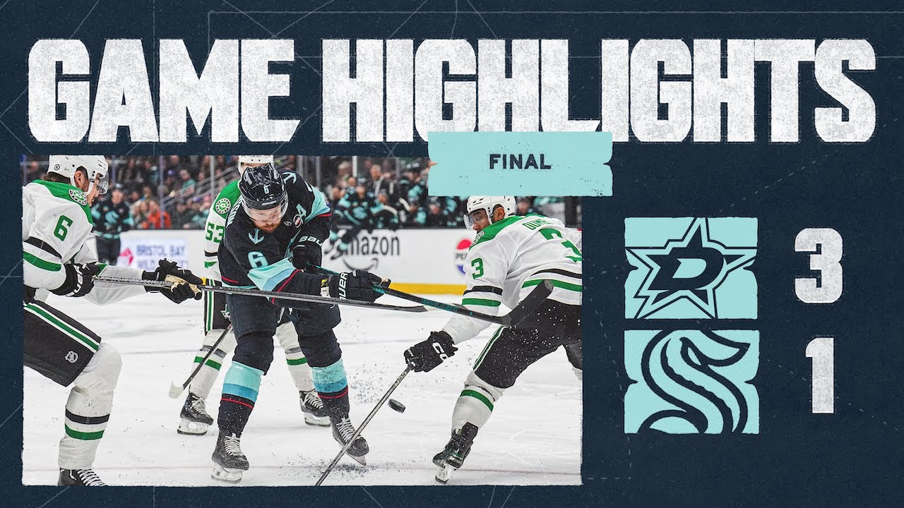 Seattle Kraken vs Dallas Stars | 03/31 Game Highlights