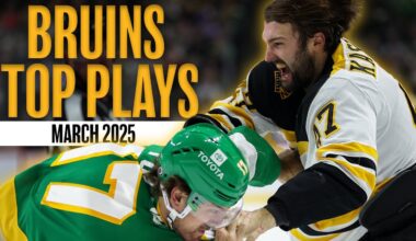 Boston Bruins Top Plays from March 2025 | Bruins Highlights