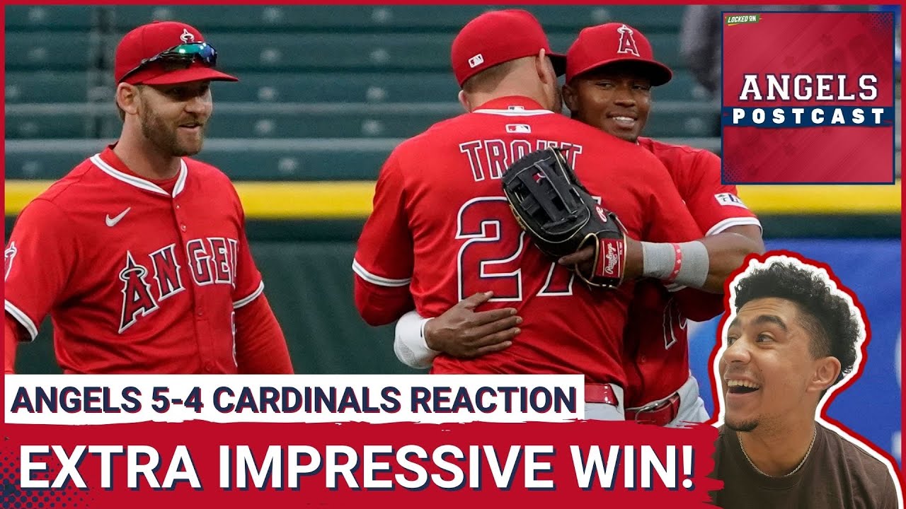 ANGELS POSTCAST: Los Angeles Angels hand St. Louis Cardinals first loss with 5-4 win in 10 innings