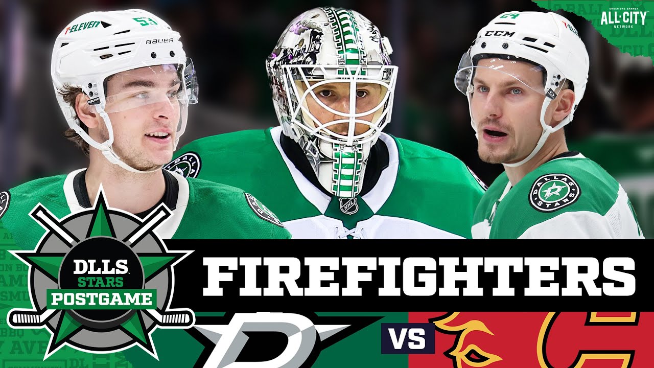 Casey DeSmith masterpiece, Stars beat Flames 5-2 | DLLS STARS POSTGAME