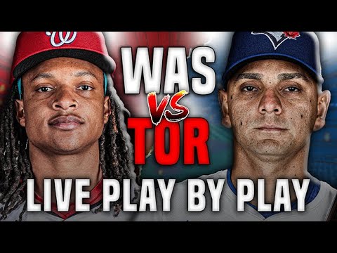TORONTO BLUE JAYS vs. WASHINGTON NATIONALS - LIVE Play By Play (April 1 2025)