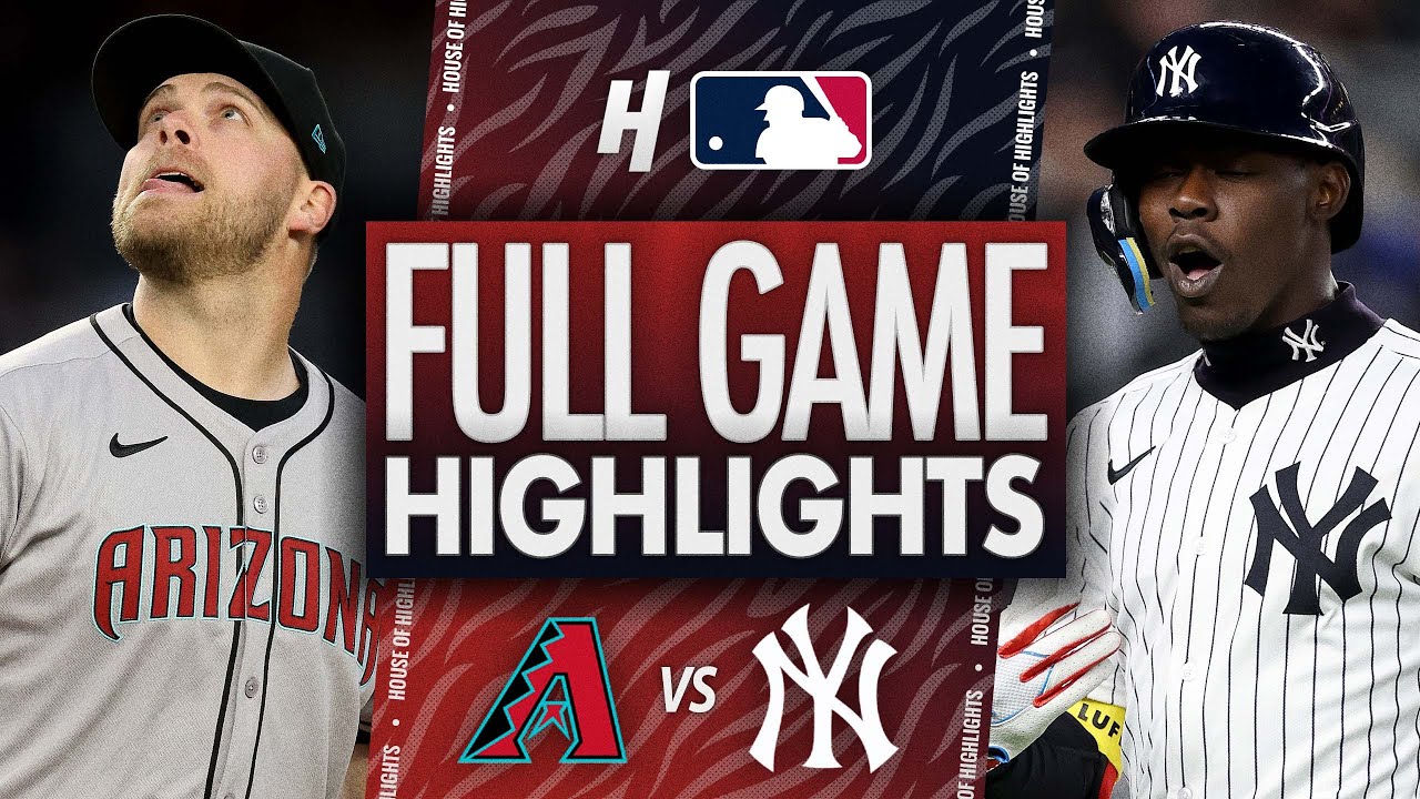Arizona Diamondbacks vs New York Yankees - FULL GAME HIGHLIGHTS | April 1, 2025 MLB Season