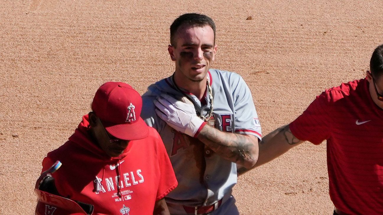 Angels' Zach Neto doubles in first rehab game at Triple-A
