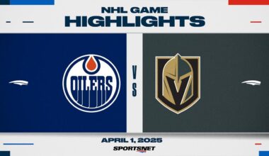 NHL Highlights | Oilers vs. Golden Knights - April 1, 2025