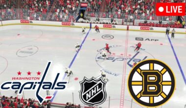 Washington Capitals vs Boston Bruins 🔴NHL LIVE - Watch Party