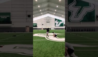 German Falcons Kicker Lenny Krieg hits a kick from 63❗️ YARDS! #kicker #football #nfl #germany