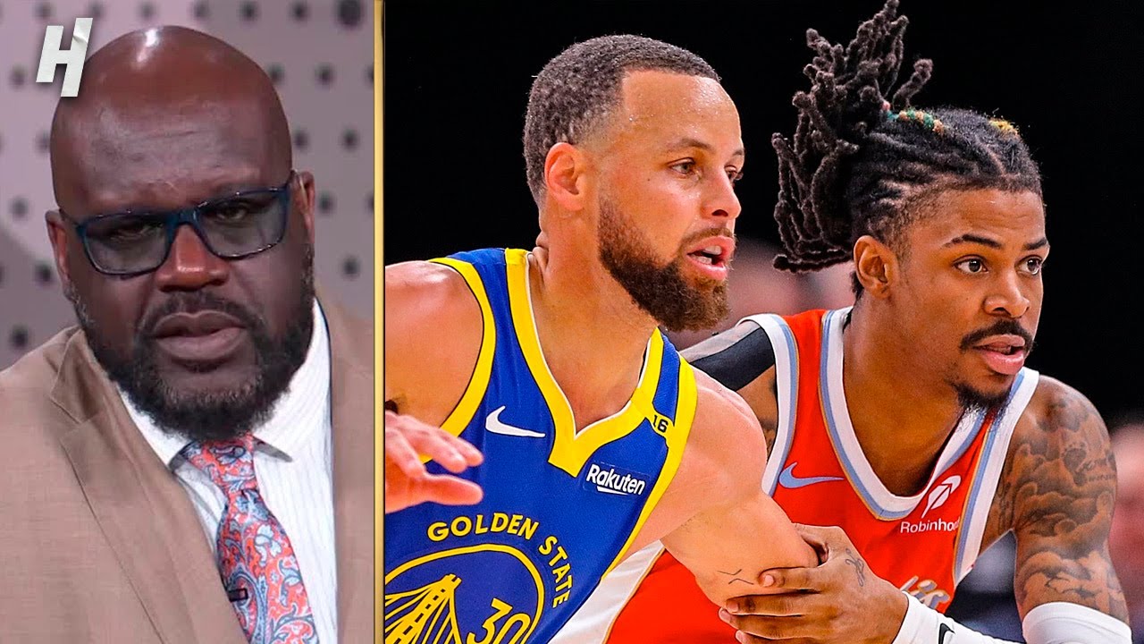 SHAQ & the TNT crew react to Warriors vs Grizzlies Highlights