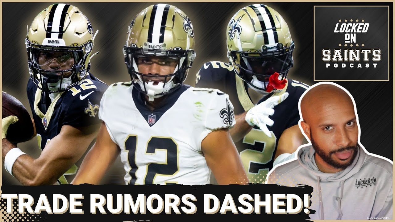RUMORS: New Orleans Saints SHUT DOWN Frivolous Chris Olave TRADE RUMORS | Mason Graham Visits