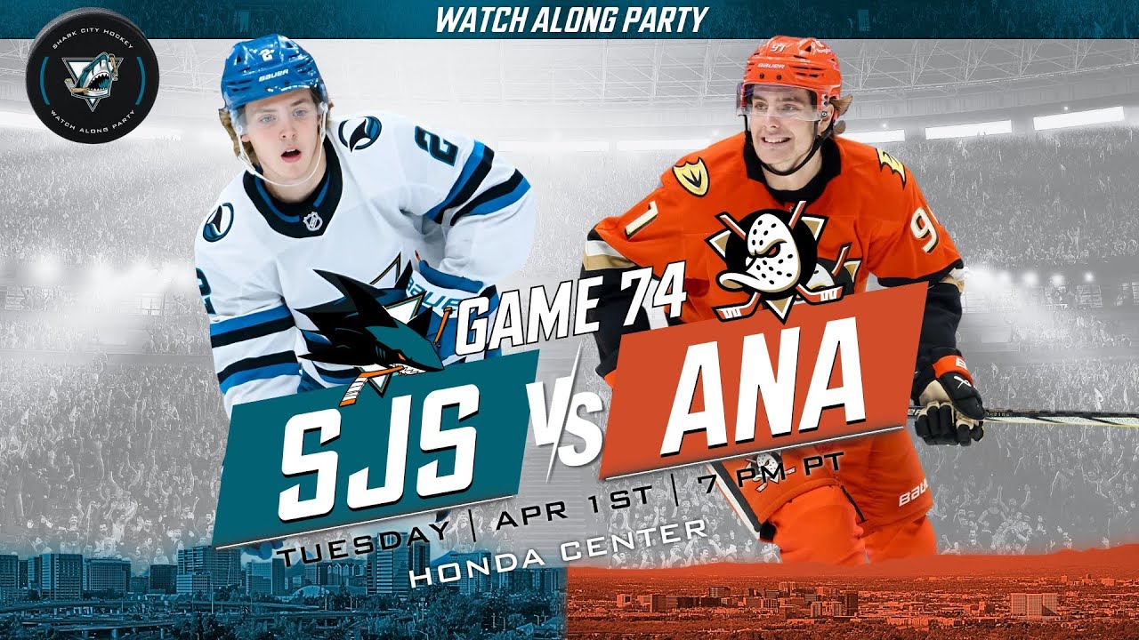 San Jose Sharks vs Anaheim Ducks | WATCH PARTY + LIVE REACTIONS!