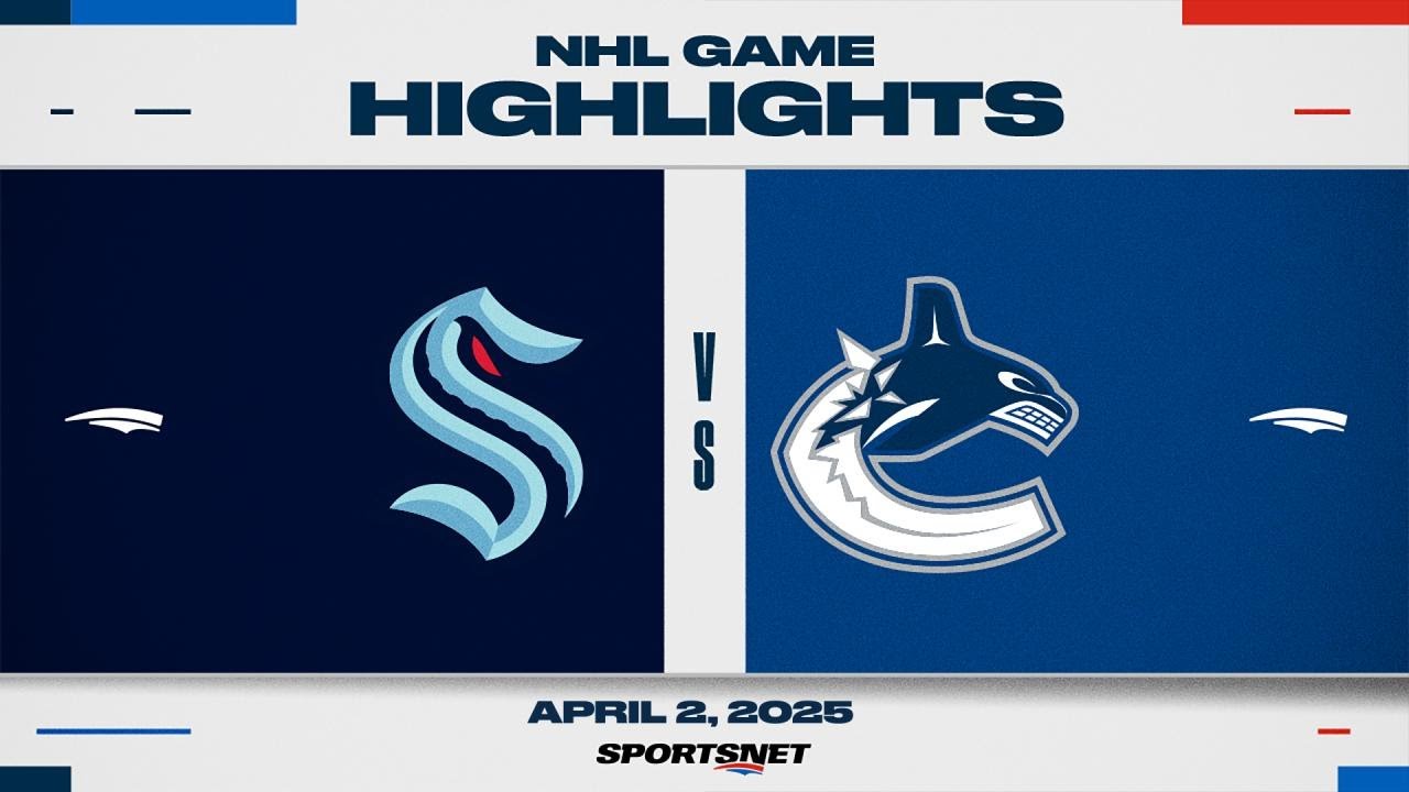 NHL Highlights | Kraken vs. Canucks - April 2, 2025