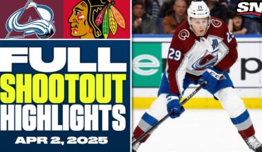 Colorado Avalanche at Chicago Blackhawks | FULL Shootout Highlights - April 2, 2025
