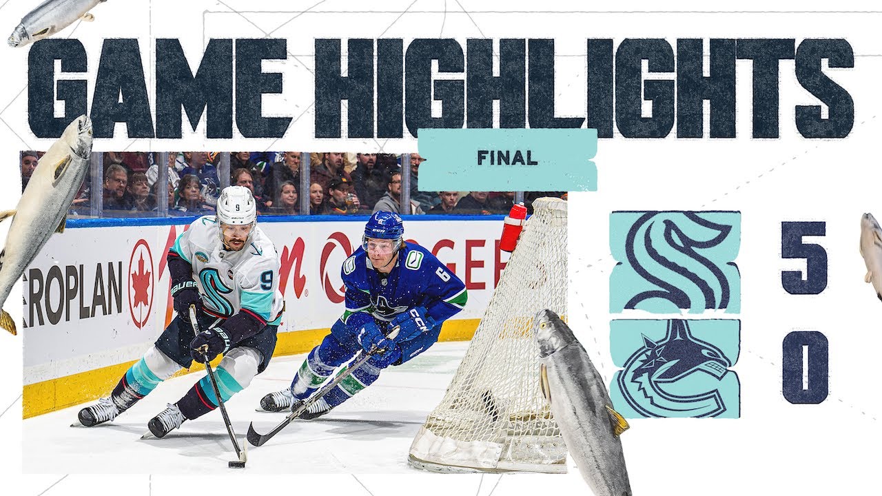 Seattle Kraken at Vancouver Canucks | 04/02 Game Highlights