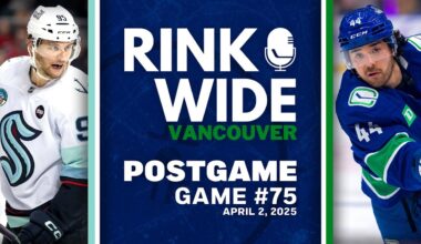 RINK WIDE POST-GAME: Vancouver Canucks vs Seattle Kraken | Game 75 - Apr. 2, 2025