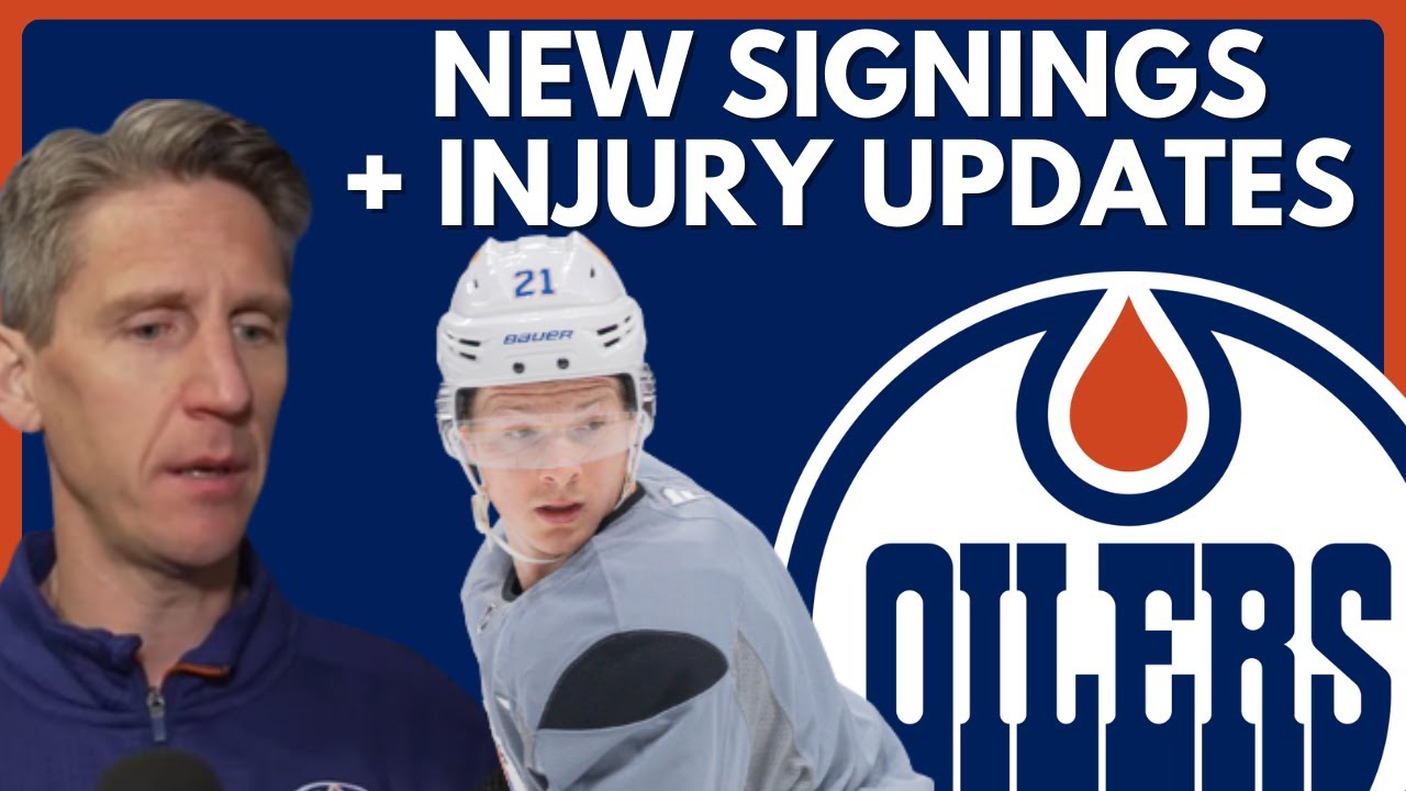 Edmonton Oilers News: Samanski + Tomasek Signings | Injury Updates | Noah Philp | Henrique | Goalies