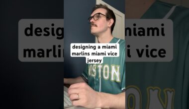 designing a miami marlins miami vice jersey #mlb #marlins #miamivice