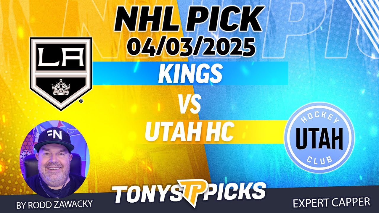 LA Kings vs Utah Hockey Club 4/3/25 NHL Pick Prediction