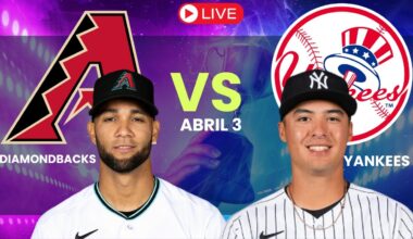 🔥Diamondbacks de Arizona vs Yankees - EN VIVO/LIVE – Juego 3 | Comentarios ⚾💥