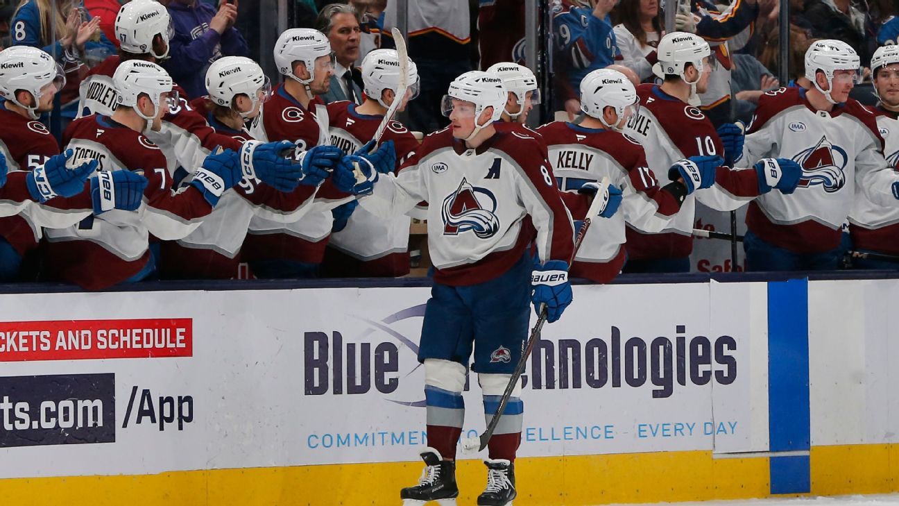 Avs' Cale Makar becomes 9th defenseman with 30 goals in season